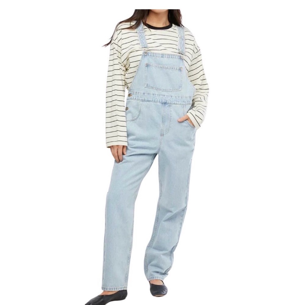 WeWoreWhat Sky Blue Denim Overalls